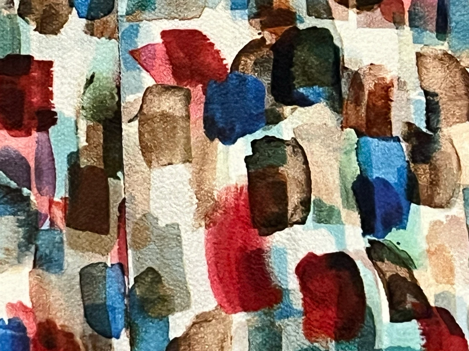 Vestido crepe estampado multicolor  – photo 9